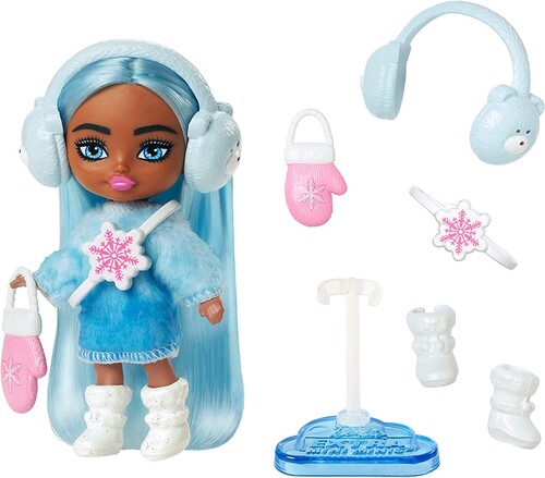 BARBIE EXTRA MINI MINI DOLL EXTRA FLY SNOW Collectibles on