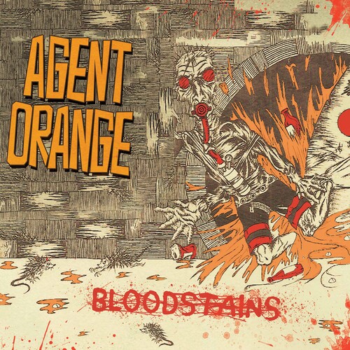 Bloodstains - Orange/ red/ black Splatter