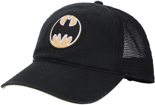 DC COMICS BATMAN BLACK ADJ BB CAP