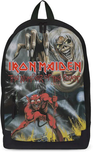 ROCKSAX IRON MAIDEN NUMBER BEAST BACKPACK BLK
