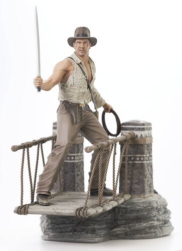 INDIANA JONES GALLERY TEMPLE BRIDGE PVC STATUE