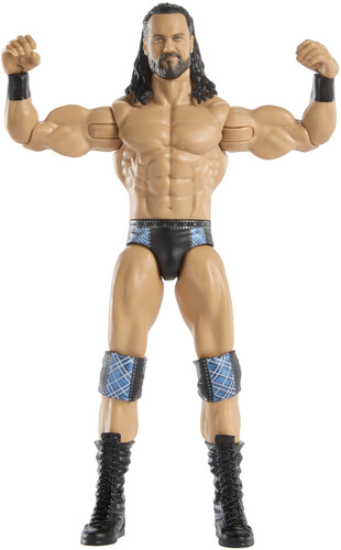 Mattel WWE Elite-actiefiguur en accessoires, serie #115 6 Collectible Drew McIntyre met 25 scharnierpunten en verwisselbare handen