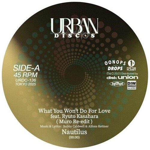 What You Won't Do For Love feat Ryuto Kasahara (MURO Re-Edit) /  Love Theme From Spartacus (Kenichiro Nishihara Remix)