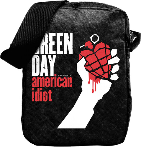ROCKSAX GREEN DAY AM IDIOT CROSSBODY BAG BLK