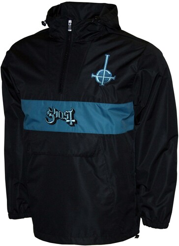 GHOST ANORAK WINDSHELL LNG SLV JK XL BLK M1910GHA4