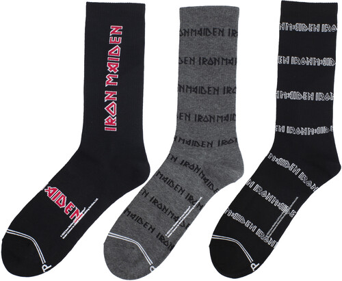 PERRI'S IRON MAIDEN VOLUME CREW SOCKS (3 PACK)