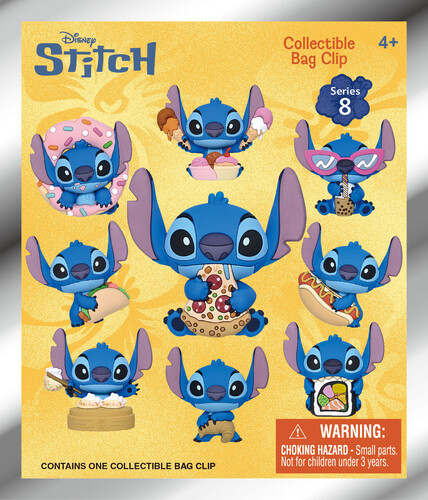 STITCH SERIES 8 3D FOAM BAG CLIP 24PC BLIND BAG PD
