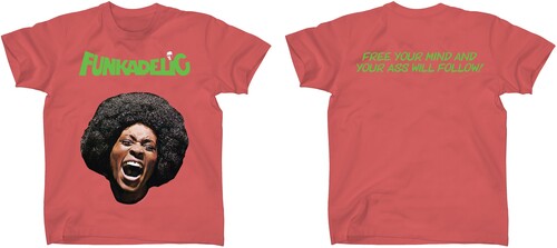 Funkadelic - Maggot Brain - T-Shirt - Large (Salmon Pink)