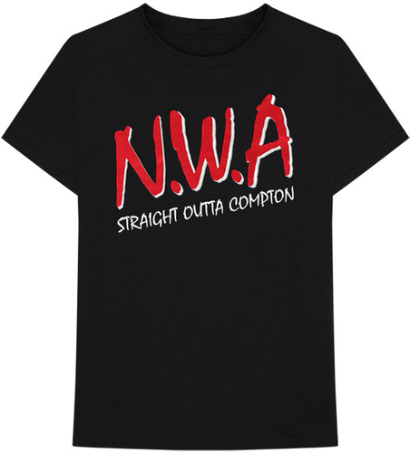 N.W.A. - N.W.A. Straight Outta Compton Black Unisex Short Sleeve T-shirt Small