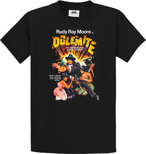 Rudy Ray Moore - Dolemite Original Poster Art Black Unisex Short Sleeve T-shirt XXL