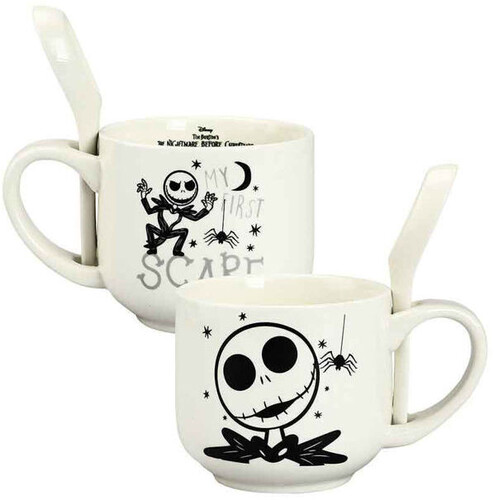 Vandor - Disney Nbx Jack Ceramic Soup Mug With Spoon (Mug)