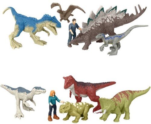 Jurassic World - Mattel - Jurassic World Mini Figure Multipack ...