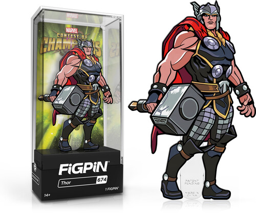 Figpin Marvel Contest of Champions Thor #674 - FiGPiN Marvel Contest Of Champions Thor #674