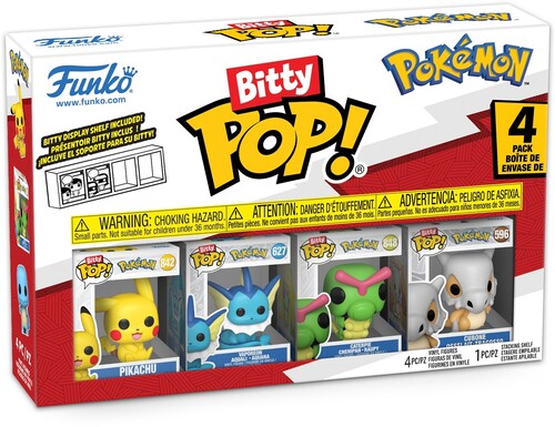 BITTY POP POKEMON PIKACHU 4 PACK
