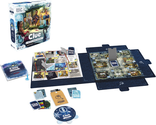 CLUE SECRETS UNDER SNOWFALL ADVENT CALENDAR|alliance entertainment