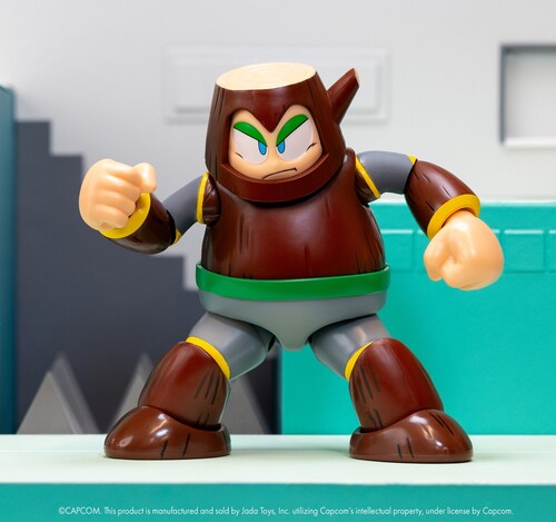 JADA TOYS - MEGA MAN DELUXE WOOD MAN 1:12 FIG