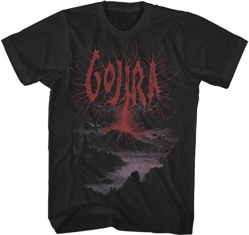 GOJIRA VOLCANO TSHIRT EXTRA LARGE BLK 23GOJ018A4