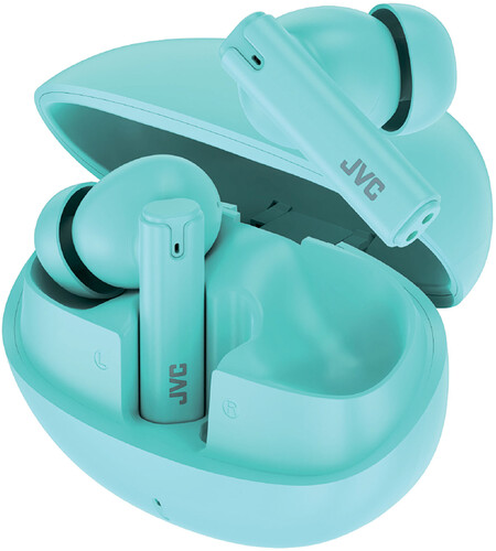 JVC HA-D6TG Bluetooth 5.4 True Wireless Earbuds With Charging Case (Mint)