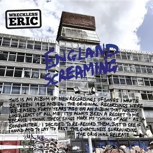 Wreckless Eric - England Screaming vinyl record cover
