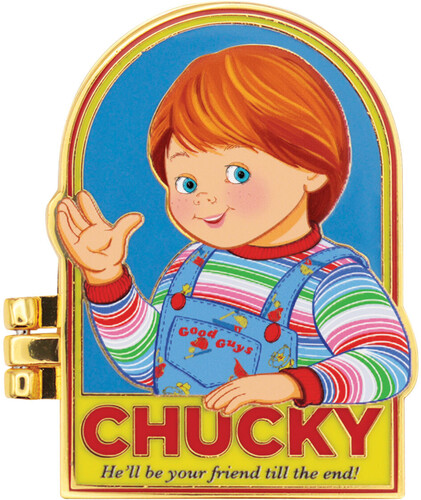 CHUCKY LIMITED EDITION HINGED PIN BADGE