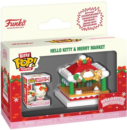 BITTY POP TOWN HELLO KITTY HOLIDAY MERRY MARKET