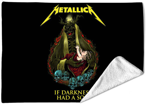 Rocksax - Metallica - If Darkness Had a Son - Sherpa Fleece Blanket (60 in x 80 in)