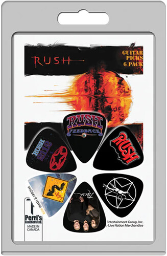 Perri's - Rush - Collectible - Guitar Picks (6 Pack)