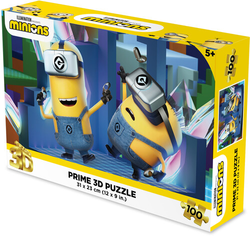 Minions Bob and Kevin contains 100pc 12x9 in 3D Lenticular Puzzle