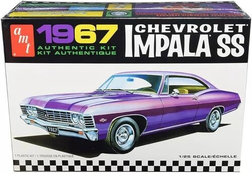 AMT 1967 Chevy Impala SS (Stock) 2T 1/25 Scale Model Kit