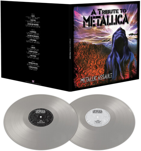 Various Artists - Metallic Assault - A Tribute to Metallica vinyl record cover