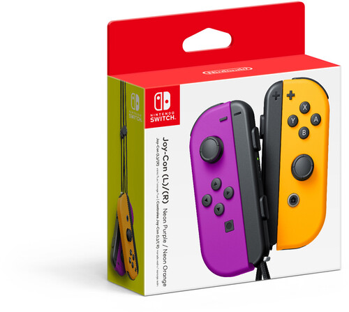 Switch Accessory:  Controller - Nintendo JOY-CON:  (L)/(R) - Neon Purple/Neon Orange