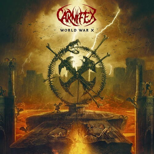 Carnifex - World War X (Orange/Black Splatter)
