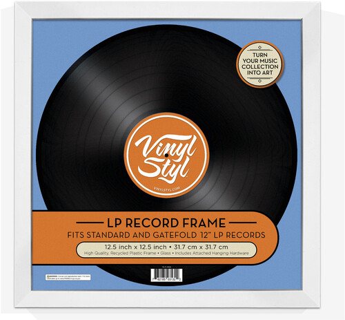 VINYL STYL VSF02 12IN LP DISPLAY FRAME WHITE