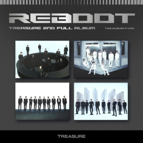 Treasure - Reboot - YG Tag Album - incl. Tag LP, 5 Photocards, Group Photocard, Selfie-Photocard, Front & Back Photocard + Manual Paper