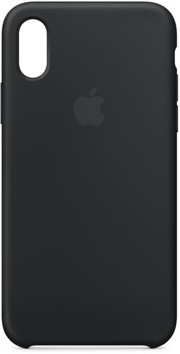 Apple - iPhone X Silicone Case - Black
