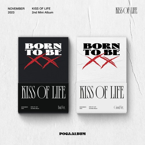Kiss Of Life - Born To Be XX - Random Cover - Poca Digital Version - incl. QR Card, 2 Photocards, 2 Stickers