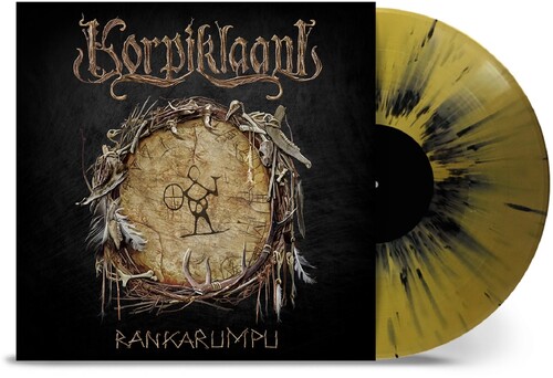 Korpiklaani - Rankarumpu - Gold & Black Splatter (Blk) [Colored Vinyl]