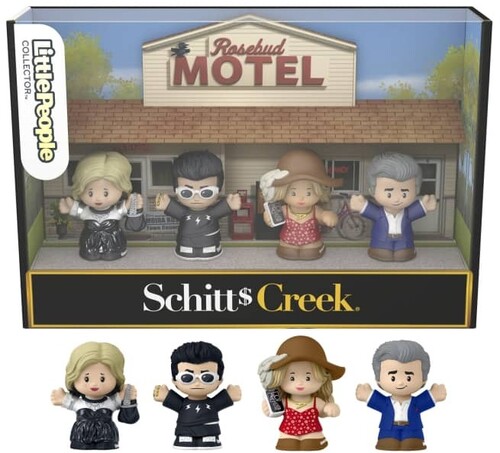 LITTLE PEOPLE COLLECTOR SCHITTS CREEK 4 PACK