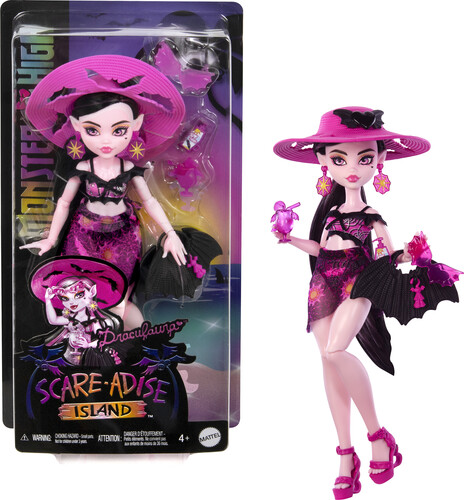 MONSTER HIGH SCAREADISE DRACULAURA DOLL