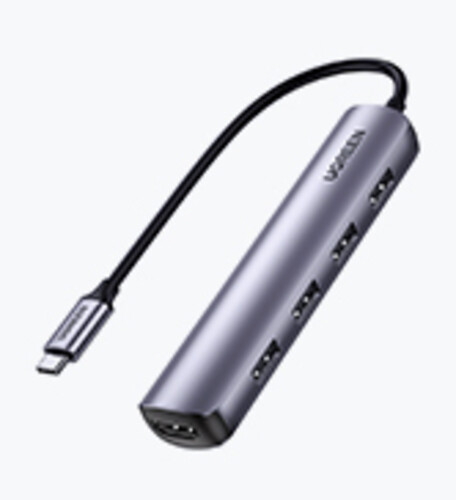 UGREEN - - USB-C to 4*USB 3.0+HDMI Adapter