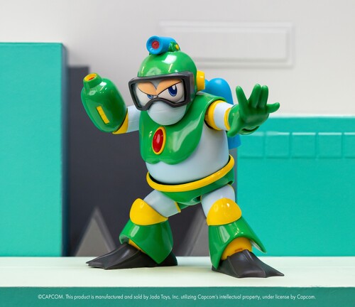 JADA TOYS - MEGA MAN DELUXE BUBBLE MAN 1:12 FIG