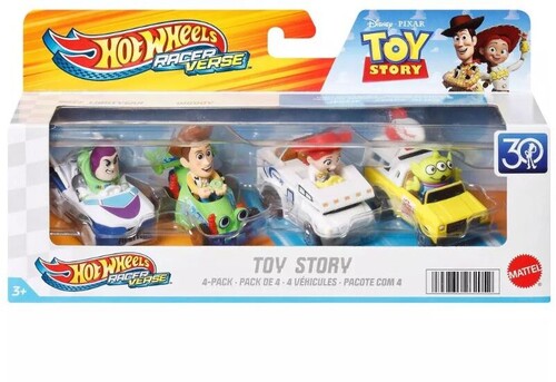 HOT WHEELS RACERVERSE TOY STORY 4PACK