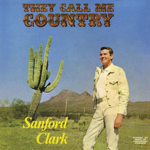 Sanford Clark - They Call Me Country (Blue) vinyl record cover