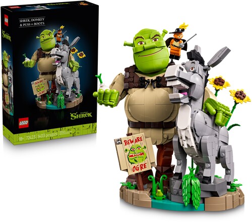 SHREK DONKEY & PUSS IN BOOTS