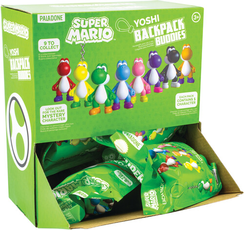 YOSHI BACKPACK BUDDIES 24-PIECE BLIND BOX PDQ