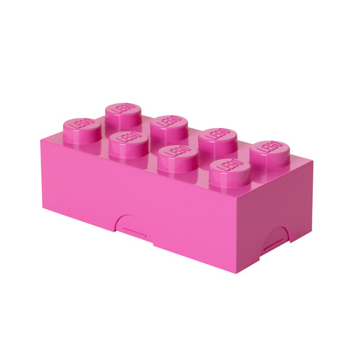 UPC 848442025485 product image for LEGO LUNCH BOX 8 MEDIUM PINK | upcitemdb.com