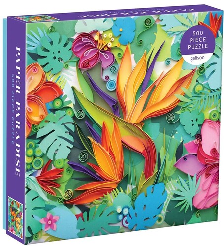 PAPER PARADISE 500 PIECE PUZZLE|alliance entertainment