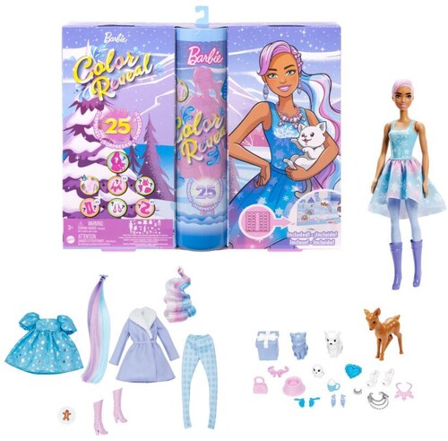 BARBIE COLOR REVEAL ADVENT CALENDAR 2022 Collectibles on PopMarket