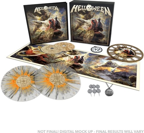 Helloween - Limited Boxset includes 2LP's on Clear with Orange & Black Splatter Vinyl, 2CD's, Unique Helloween Clock, Album Cover Print, Six Pins, A Chain, A Patch & Certificate [Import]