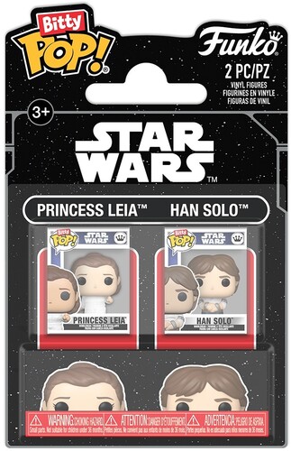 Funko Bitty POP: Star Wars Empire Strikes Back 2-Pack - Leia and Han